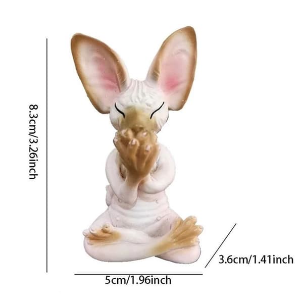 Mordely Sphynx Cat Meditere samleobjekter i miniatyr