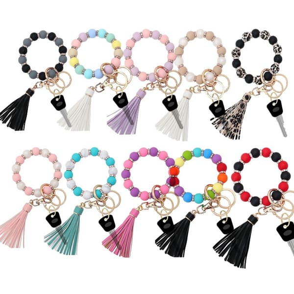 Mordely Armband Nyckelringar Bead Nyckelring 01