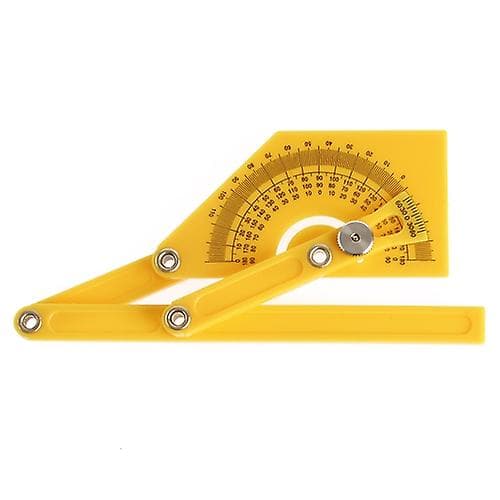 Mordely Template Tool Angle Instrument Measuring Arm Ruler 180 Degree Woodworking Ruler