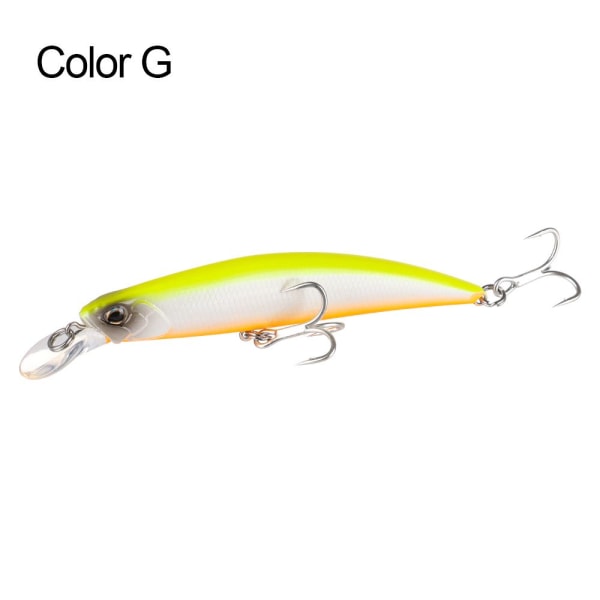 Mordely Sjunkande Minnow Baits Fiskkrokar FÄRG G Color G