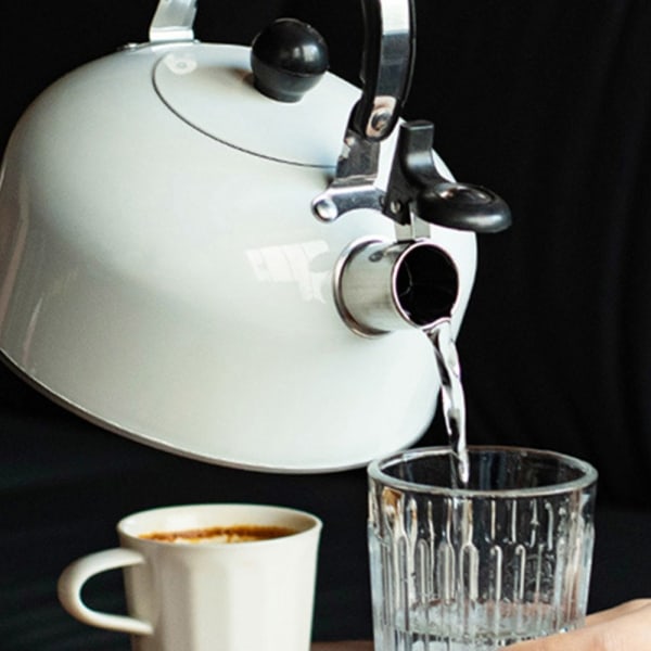 Mordely 3L Visslande Vattenkokare Gas Vattenkokare VIT White