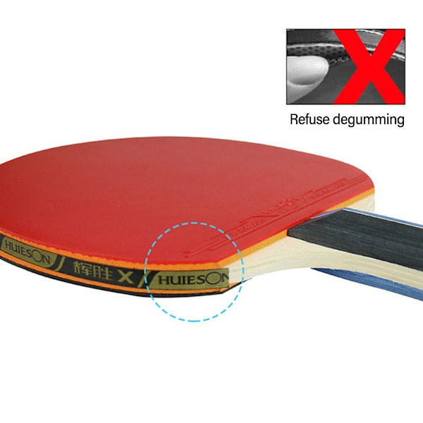 Mordely 1 Set Bordtennisracket Ping Pong PADDEL LÅNG long paddle