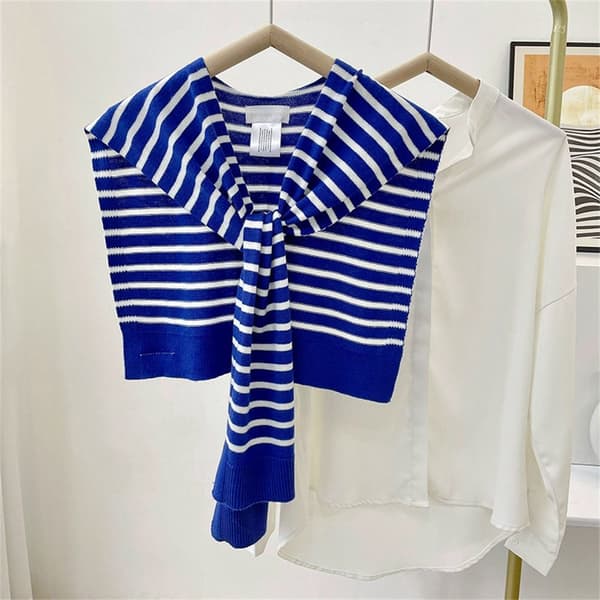 Cape Fake Collar BLÅ blue