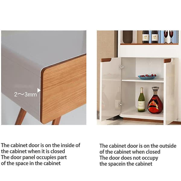 Mordely Invisible Furniture Lock With Mute Pop-up Function Push To Open Catch Lock White