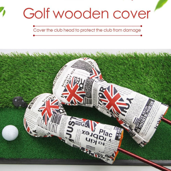 Mordely Golf Club Head Cover Golf Wood Cover DRIVER COVERSTYLE-1 STYLE-1 Driver CoverStyle-1