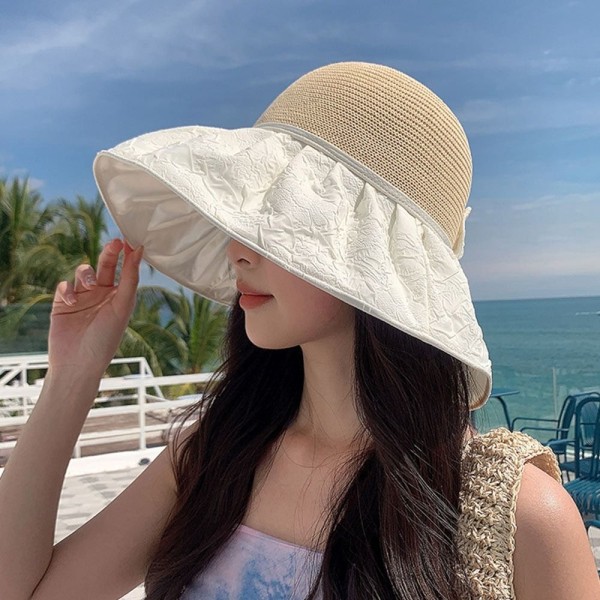 Mordely Kvinnor Bucket Hat Fisherman Hat ORANGE orange