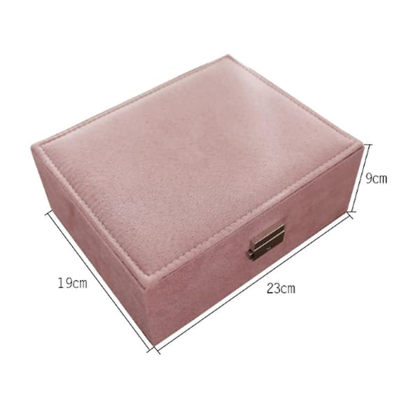 Kvinnors smyckeskrin 2 lager organizer