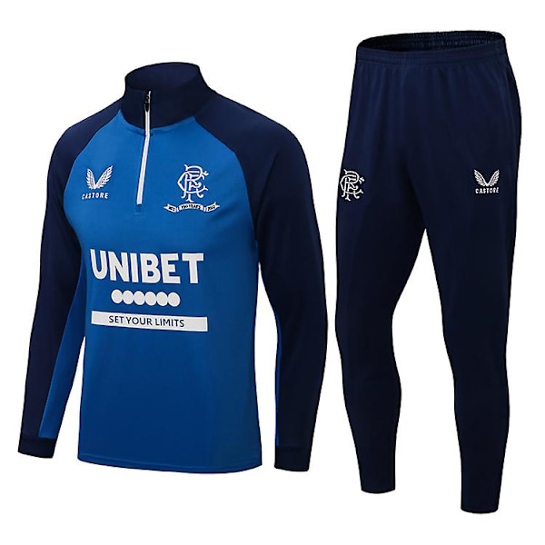 Mordely 21-22 Rangers Jersey fotbollsträningsdräkt Långärmad 16