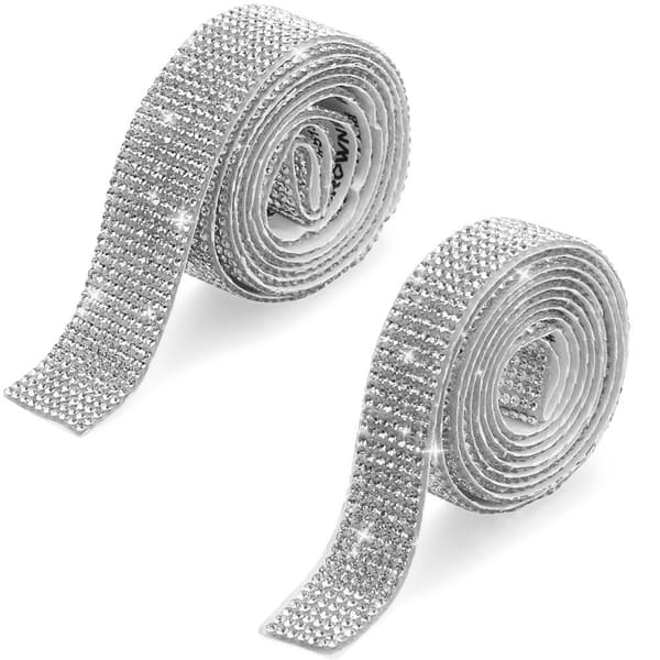 Mordely Rolls/5Rolls självhäftande Rhinestone Diamond Ribbon