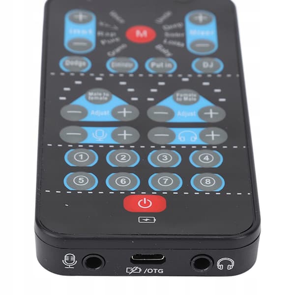 Mini Voice Changer Support Multi Languages Sound Card Voice Changer With 8 Sound Effects For Mobile Phone Computer