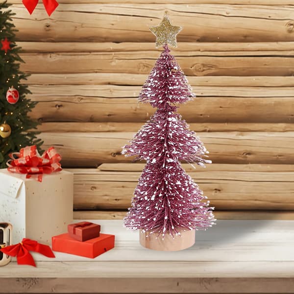 Mini julgransdekorationer Stjärna julgranar Träd 35CM