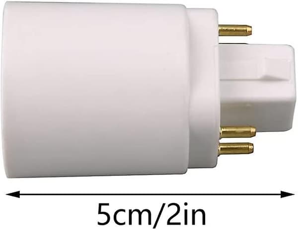 2023 Led Light Lamp Adapter Gx24q-e27 Lamphållare Socket Converter