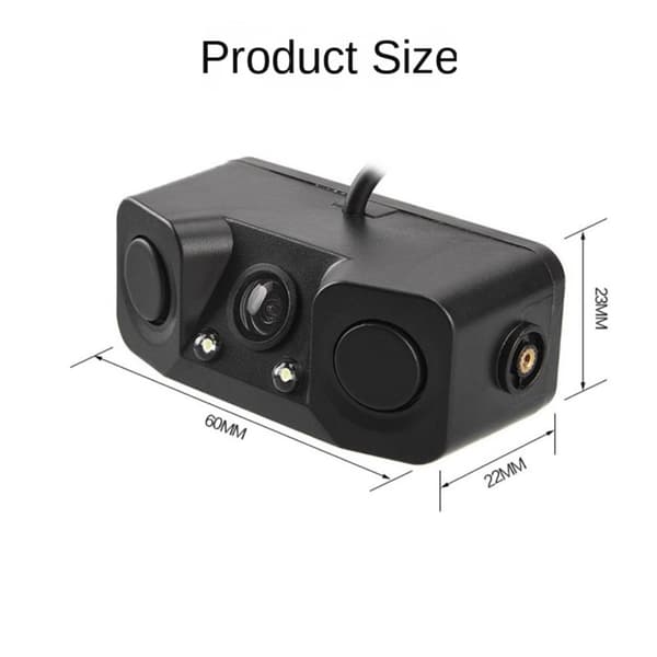 Bil Backkamera Radar Detektor Parkeringsmonitor Video Radar Detector