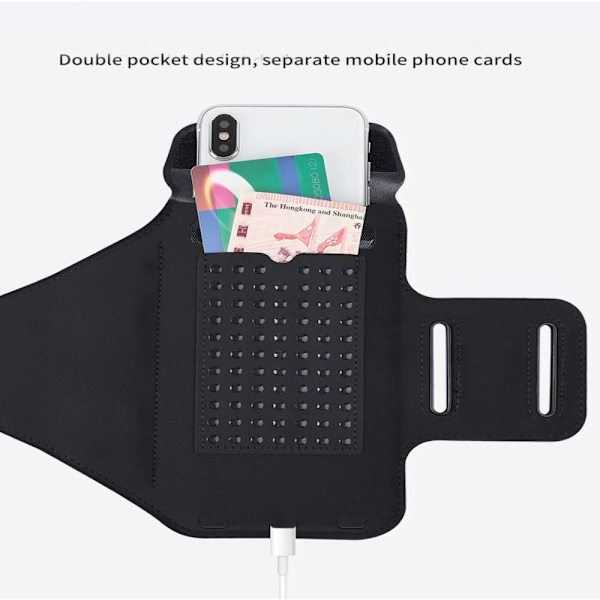 Telefon Armband Telefonhållare Armband Case GRÅ grey