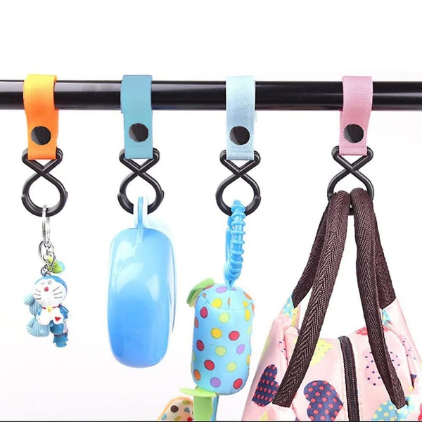 Mordely 5 Pieces Of Baby Toy Fixed Carrying Strap, Seat Cart Toy Lanyard Tether, Pacifier Chain, With 2 Velcro Cart Hooks
