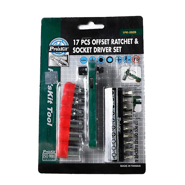 16 In 1 Socket Bit Ratchet Wrench Set