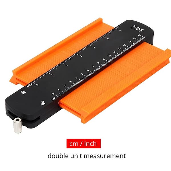 Mordely 6 Inch Widened Metal Contour Gauge Irregular Shape Taker With Lock