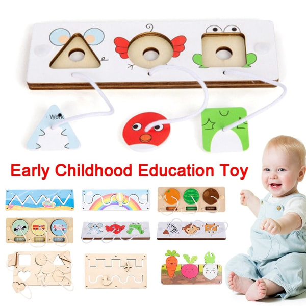 Mordely Baby Busy Board Träleksak 3