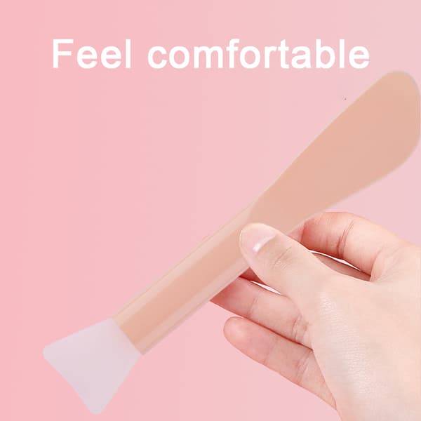 Mordely 2st silikonborstar Dubbla huvuden Beauty Tool Mask Applikator