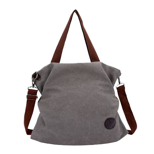 Mordely Messenger-väska i canvas för kvinnor Cross-body-väska, fritidsmode gray