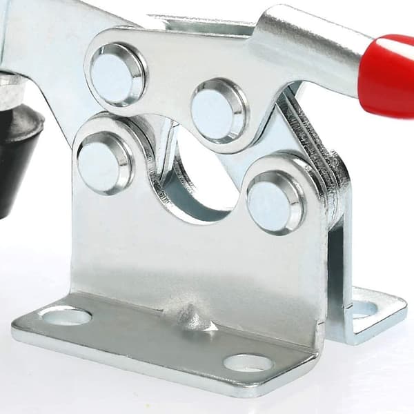 4pcs Toggle Clamp, Toggle Clamp, Hand Tool, Holding Capacity About 90kg, Non-slip, Quick Release, Sturdy