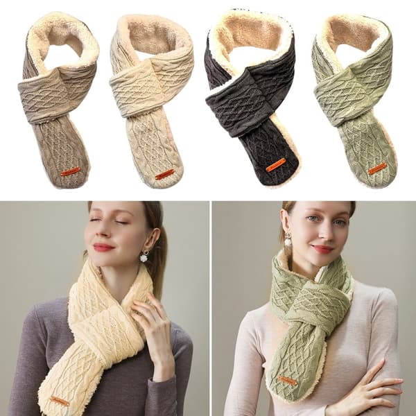 Mordely Eluppvärmd Scarf Warmer Sjal MÖRKGRÅ dark grey