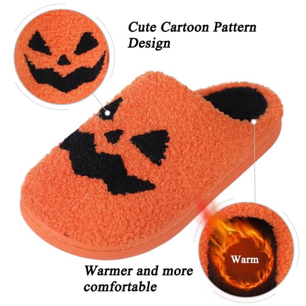 Halloween tofflor pumpa tofflor 41-42