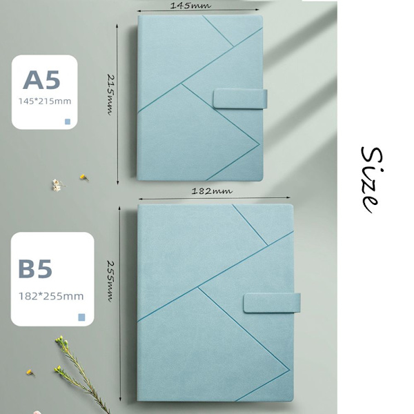 Mordely Notebook Dagbok Notisblokk KHAKI KHAKI A5