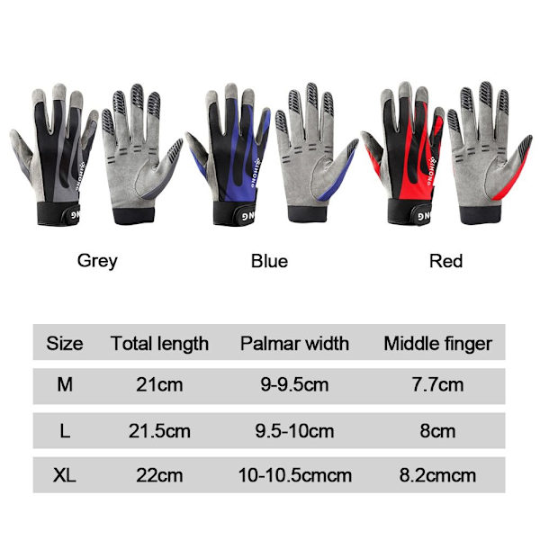 Mordely Cykelhandskar Sporthandskar RED red XL