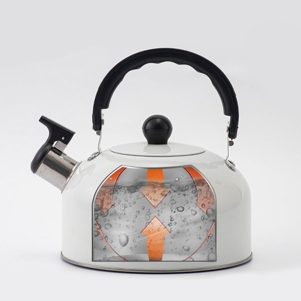 Mordely 3L Visslande Vattenkokare Gas Vattenkokare VIT White