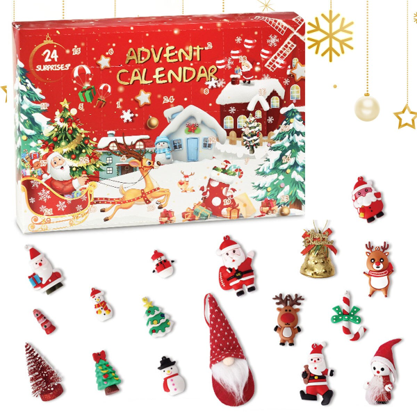 Mordely 24 Days of Christmas Countdown Advent Calendar Blind Box Toy 5