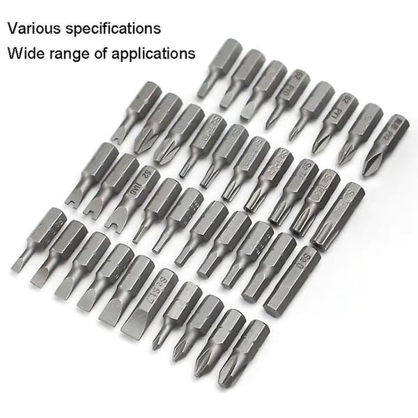 Mordely 10pcs Electric Screwdriver With Short Bits And Strong Magnetic Screwdriver Bits - Torx Without Holes T15