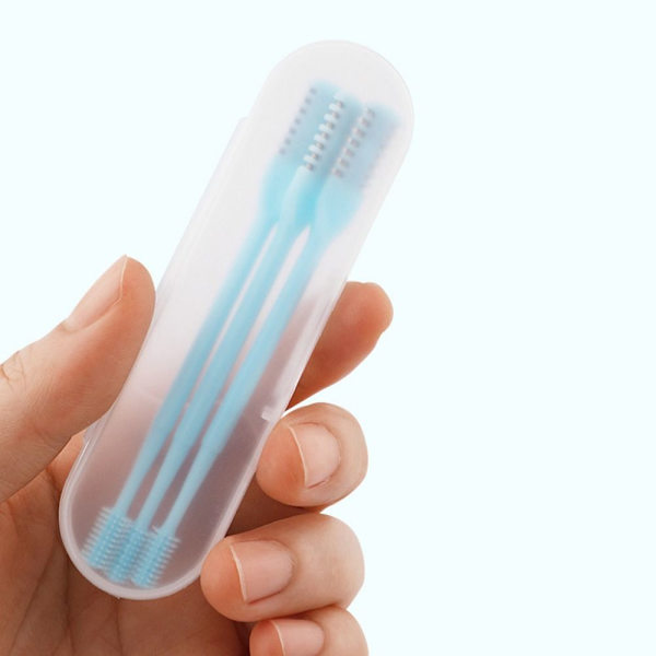 Mordely 3 ST näshårstrimmer Rengöring Epilator BLÅ Blue