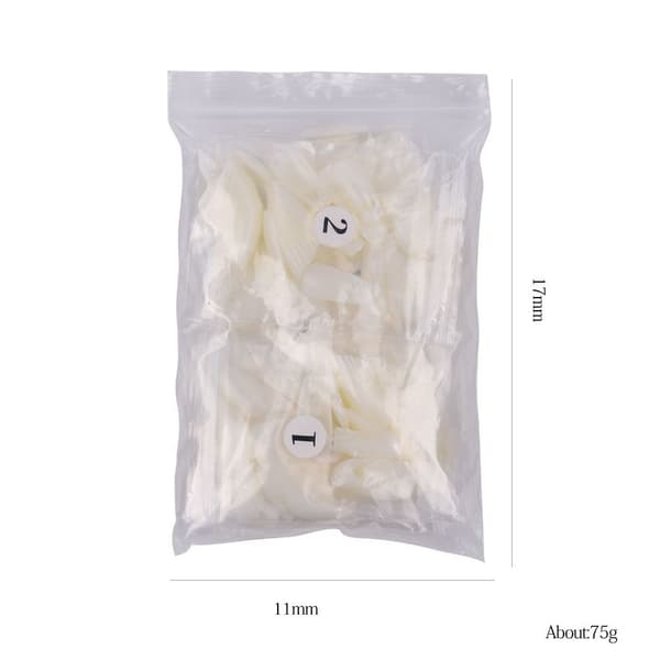 Mordely 504st False Nails Long Ballerina TRANSPARENT transparent