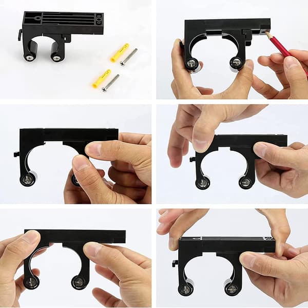 Mordely Adjustable Mountain Bike Parking Clip, Bicycle Storage System, Space Saving Parking Buckle