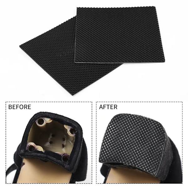 Mordely Skoreparation gummisulskydd SVART 60X60X3,5MM Black 60x60x3.5mm