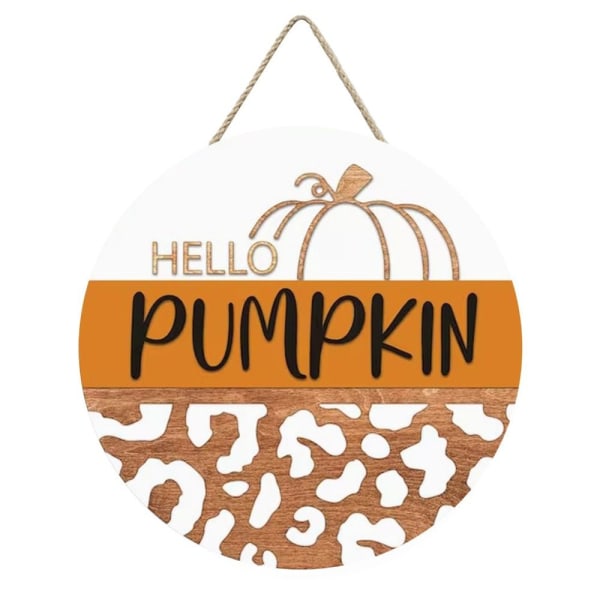 Välkommen höstdörrskylt Pumpaskylt DESIGN 4 DESIGN 4 Design 4