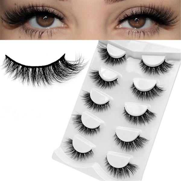 Mordely Cat Eye Ögonfransar Fox Eye Fransar D1032K
