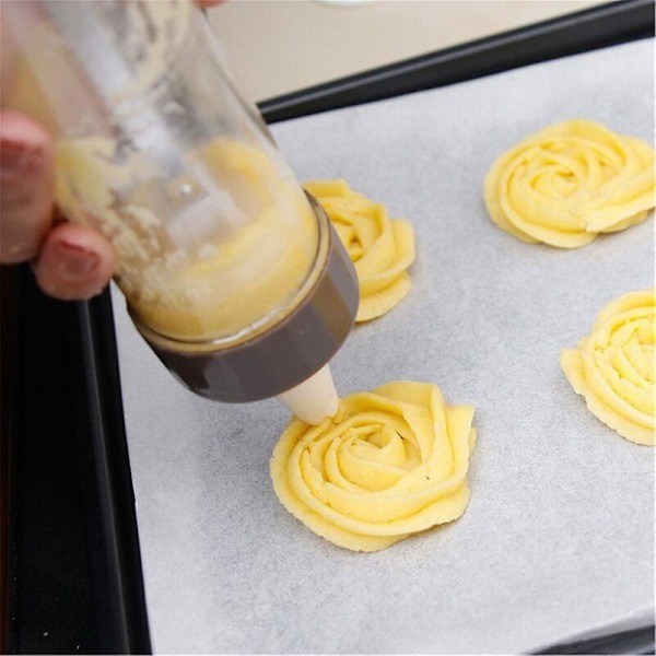 2023 Cookie Press, Piping Gun, Churros Maker, Icing Tips, Decorating Pen With Discs And Nozzles - Cake Decorating Kit