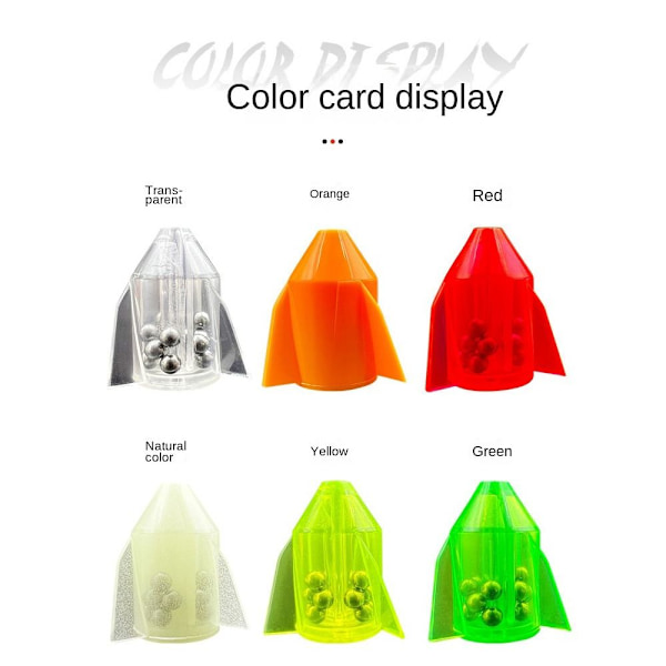 Mordely Fishing pärla soundbar Shake Attract STRANSPARENT TRANSPARENT S Stransparent