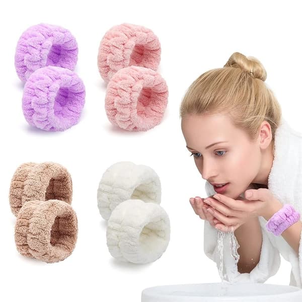 Mordely Face Wash Armband Spa Handledstvättband GRÅ GRÅ Grey