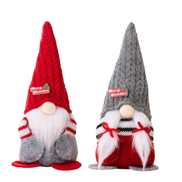 Mordely Jultomtedocka Rudolf Dvärgdocka GRÅ Grey