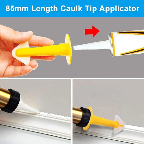 8pcs Silicone Caulking Tools, Gasket Removal Tool With Scraper/caulking Puller/nozzle, Silicone Sealant Gasket Removal Tool For Bathroom Kitchen