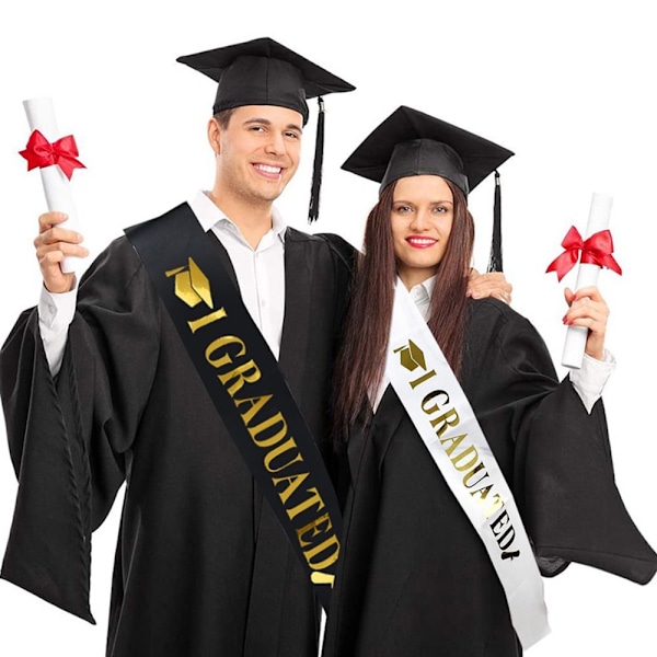 Mordely 2023 Graduation Sash Graduation Satin STYLE 3