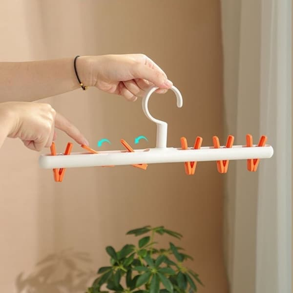 Mordely 2-pack Hanger Organizer Leggings Galgar Kepsar Hattar Förvaringsklämmor 2 pack