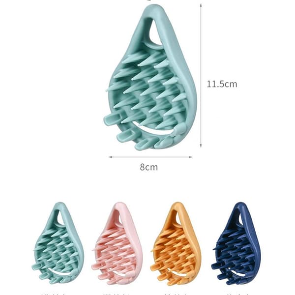 Mordely Hårmassager Soft Scalp Exfoliator Brush BLÅ Blue