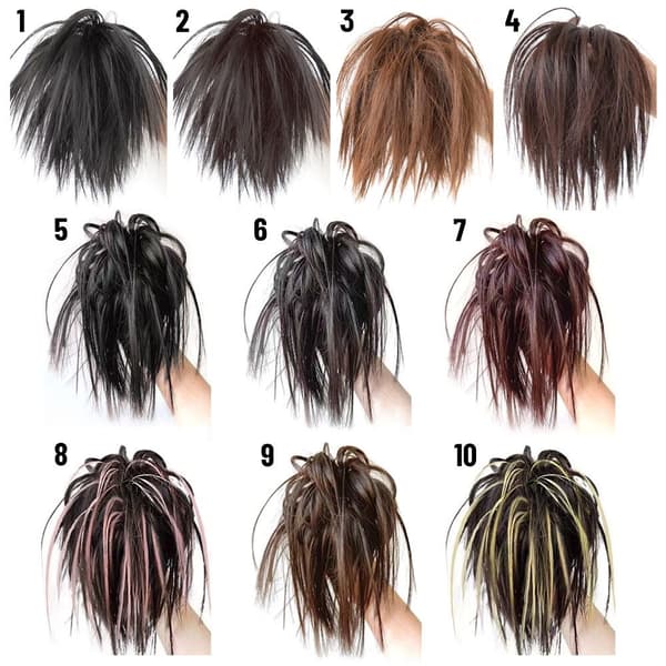 Mordely Hårbulle Syntetisk Chignon 9