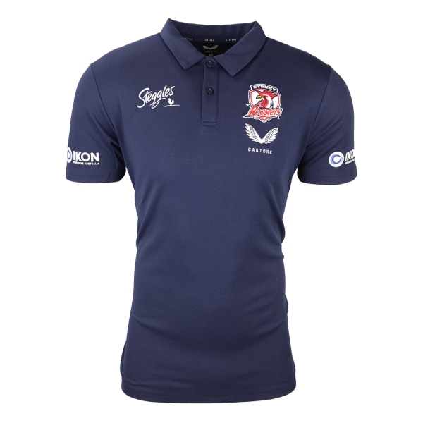 Mordely Sydney Roosters 2021 Media pikétröja marinblå herr XXXL