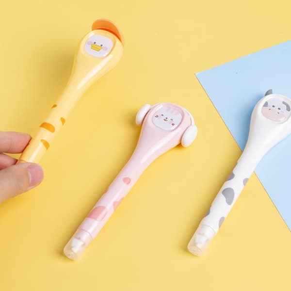 White Out Correction Tape Pen Quick Dry White Out Pen