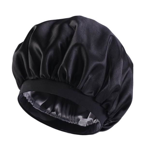 Mordely Stor Satin Bonnet Satin Sleeping Cap KAFFE